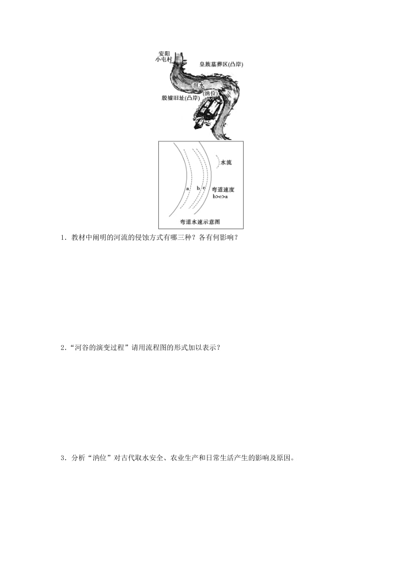 2018秋高中地理 第四章 地表形态的塑造 第3节 河流地貌的发育导学案 新人教版必修1.doc_第2页