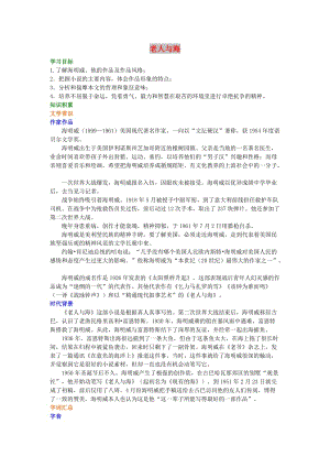 2018-2019高中語(yǔ)文 第一單元《老人與?！分R(shí)講解 新人教版必修3.doc