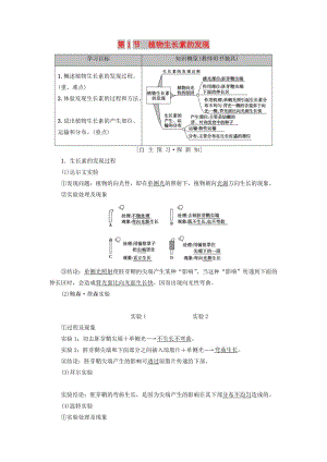 2018-2019學(xué)年高中生物 第三章 植物的激素調(diào)節(jié) 第1節(jié) 植物生長(zhǎng)素的發(fā)現(xiàn)學(xué)案 新人教版必修3.doc