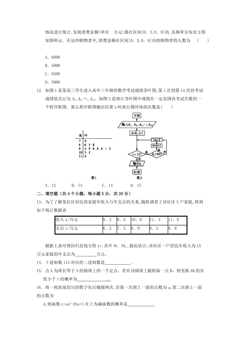 2019版高二数学10月月考试题理 (II).doc_第3页