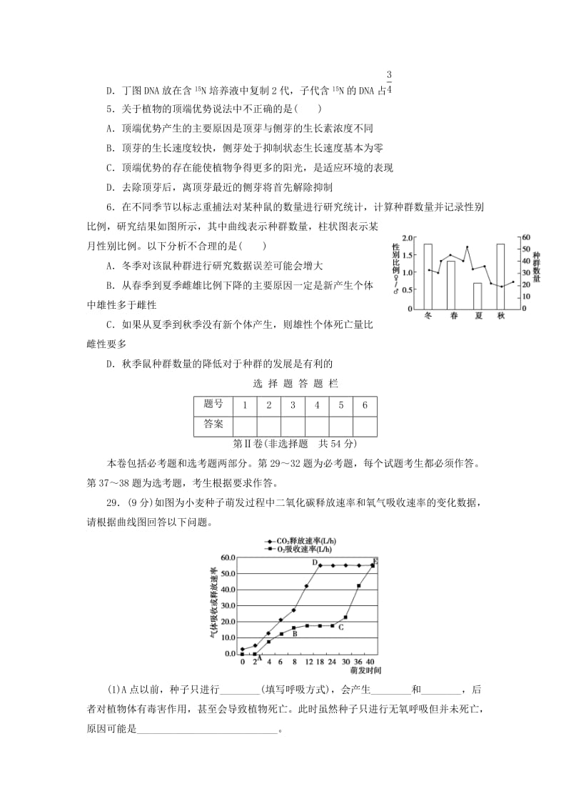 2018年高考生物模拟试题精编九.doc_第2页