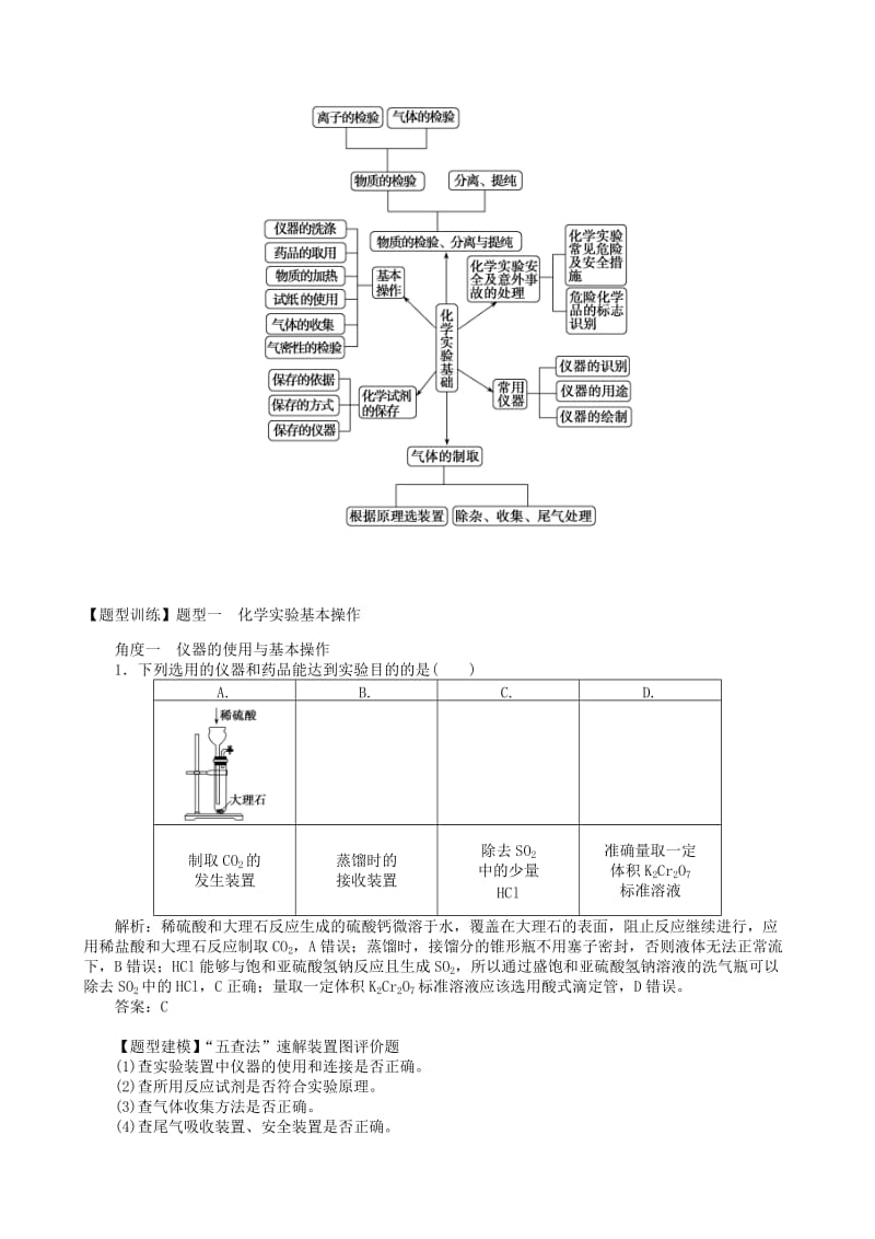 2019年高考化学二轮复习 课时23 化学实验基础学案.doc_第3页