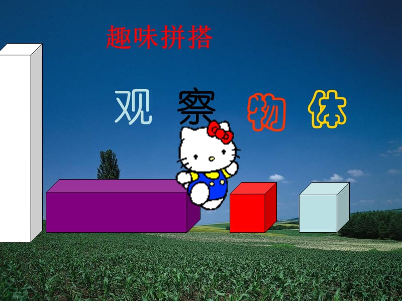 2019春四年級(jí)數(shù)學(xué)下冊 第六單元《趣味拼搭 觀察物體》課件1 青島版六三制.ppt_第1頁