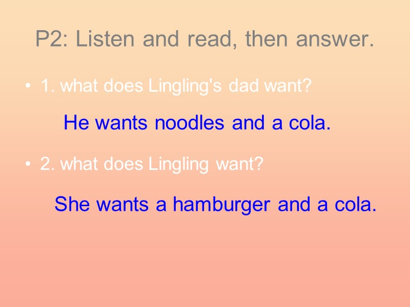 2019春六年级英语下册 Module 1 Unit 2《What do you want to eat》课件1 （新版）外研版（一起）.ppt_第2页