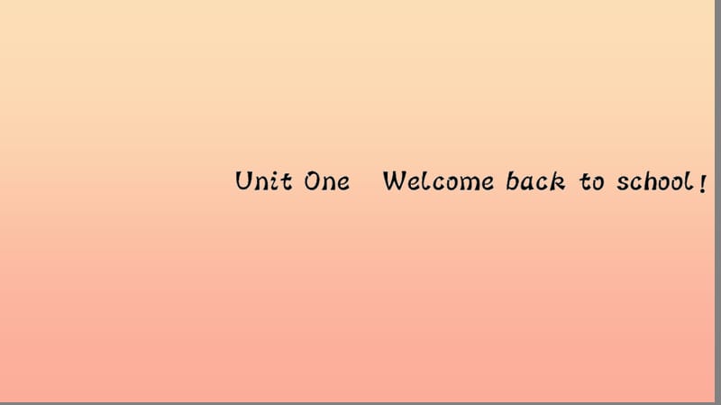 三年級英語下冊 Unit 1 Welcome back to school Part B（第二課時）習(xí)題課件 人教PEP版.ppt_第1頁