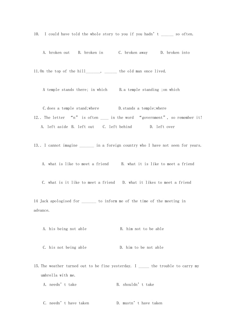 2018-2019学年高二英语12月月考试题实验班.doc_第3页