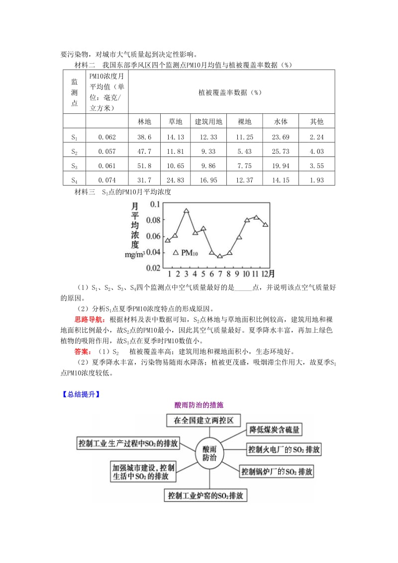 2018-2019学年高中地理 第四章 环境污染及其防治 大气污染及其防治学案 湘教版选修6.doc_第3页