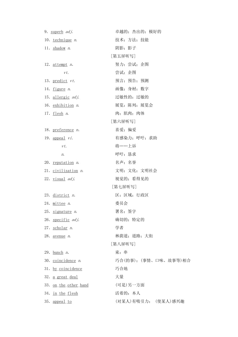 2018-2019学年高考英语一轮复习 Unit 1 Art讲义 新人教版选修6.doc_第2页