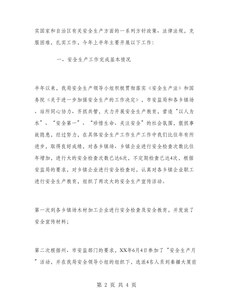 乡镇企业半年安全生产工作总结.doc_第2页