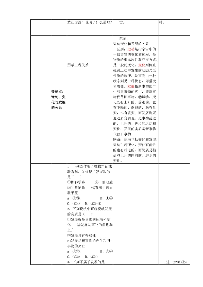 2019-2020学年高二政治下学期第4周 世界是永恒发展的教学设计新人教版必修4.doc_第3页