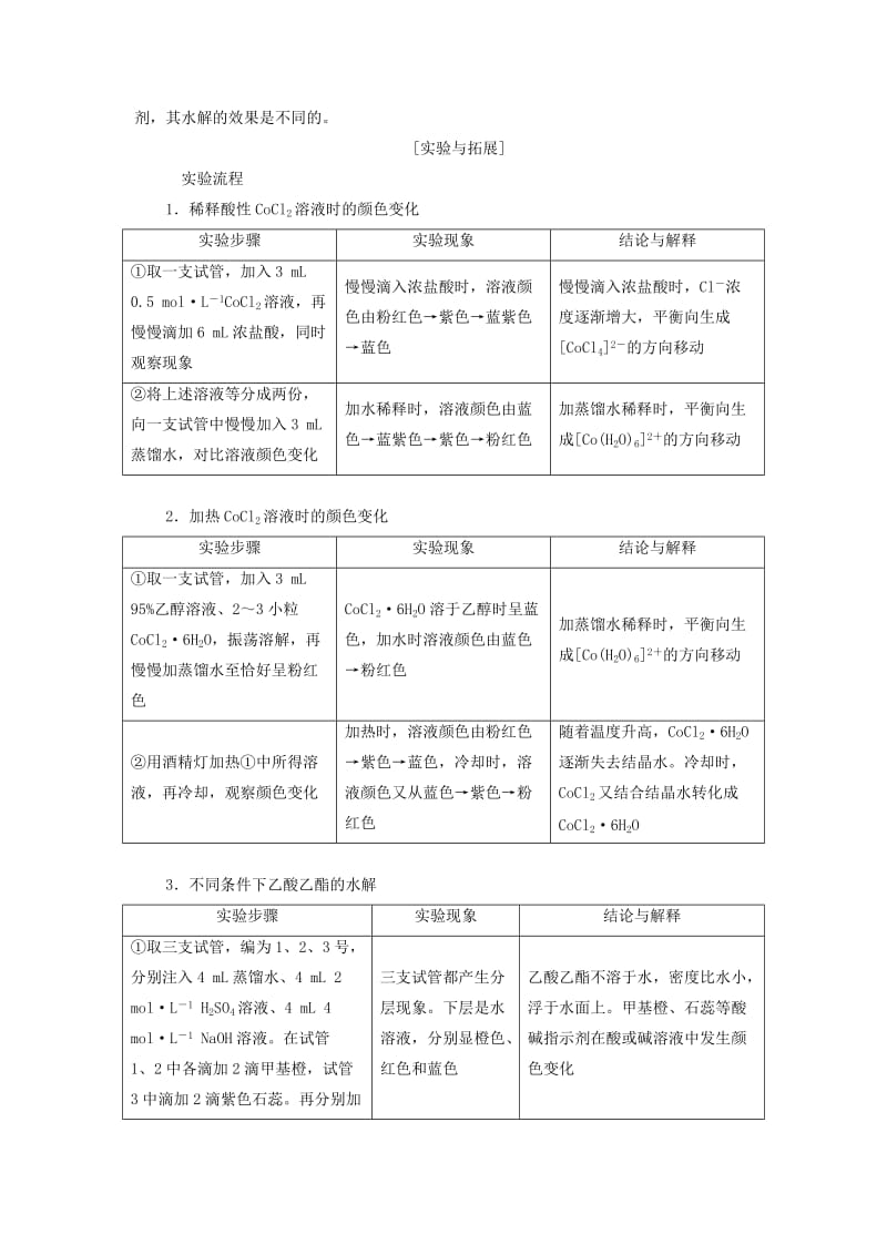 （浙江专用）2018年高中化学 专题4 化学反应条件的控制 课题3 反应条件对化学平衡的影响教学案 苏教版选修6.doc_第3页