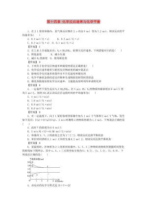 湖南省茶陵縣高中化學(xué) 第十四章 化學(xué)反應(yīng)速率與化學(xué)平衡復(fù)習(xí)指南跟蹤訓(xùn)練 新人教版選修4.doc