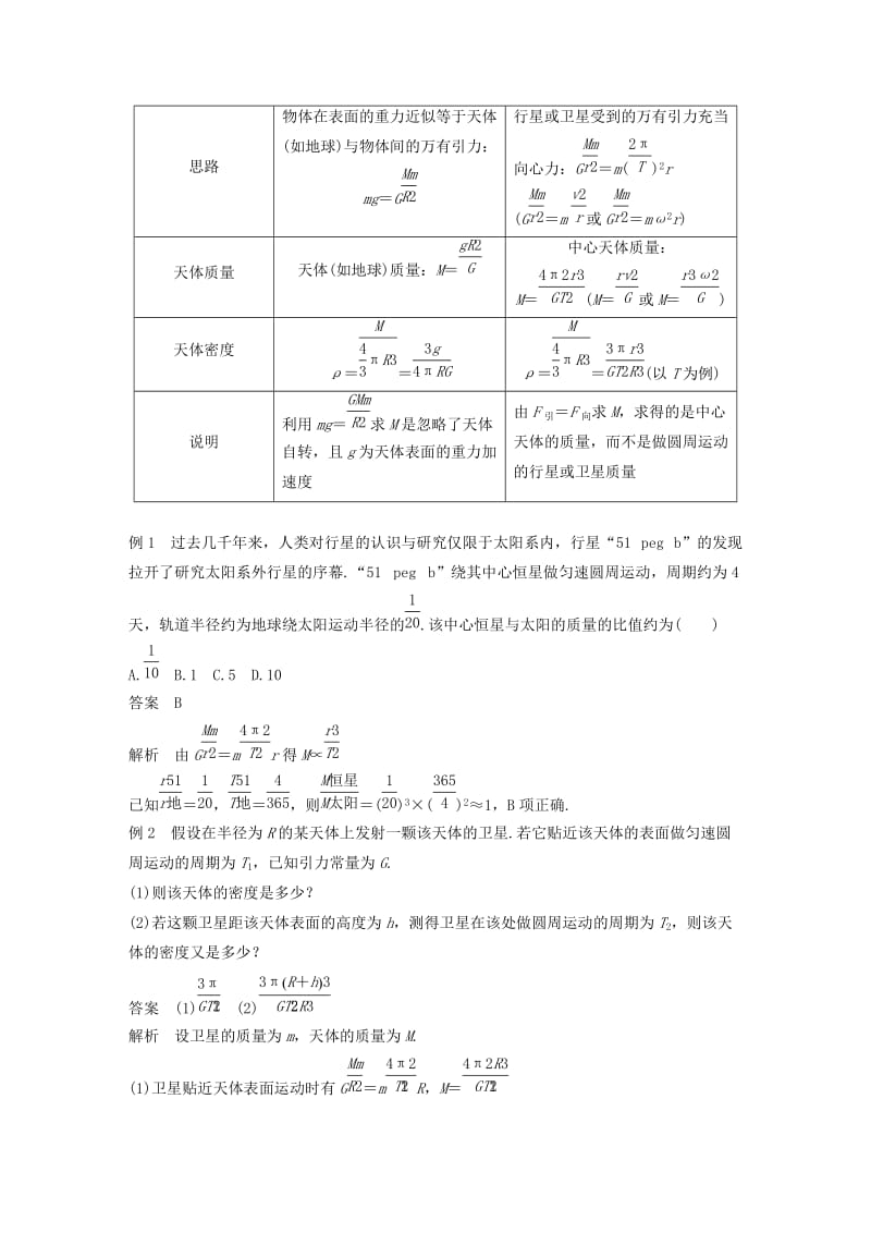 浙江专用2018-2019学年高中物理第六章万有引力与航天4万有引力理论的成就学案新人教版必修2 .doc_第3页