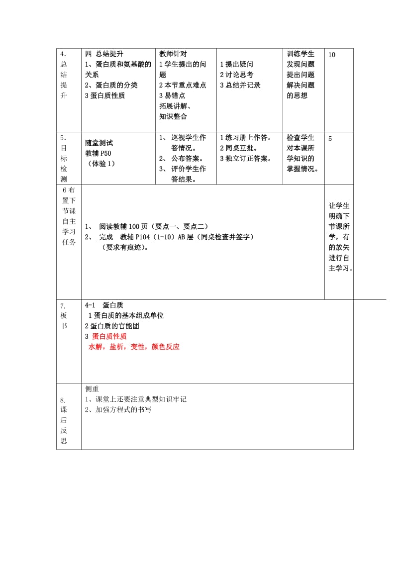 辽宁省大连市高中化学 第四章 生命中的基础有机化学物质 4.3 蛋白质习题课教案 新人教版选修5.doc_第2页