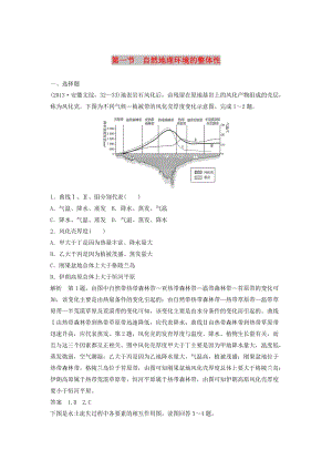 2019高考地理大一輪總復習 第六章 自然地理環(huán)境的整體性與差異性 第一節(jié) 自然地理環(huán)境的整體性試題 新人教版必修1.doc