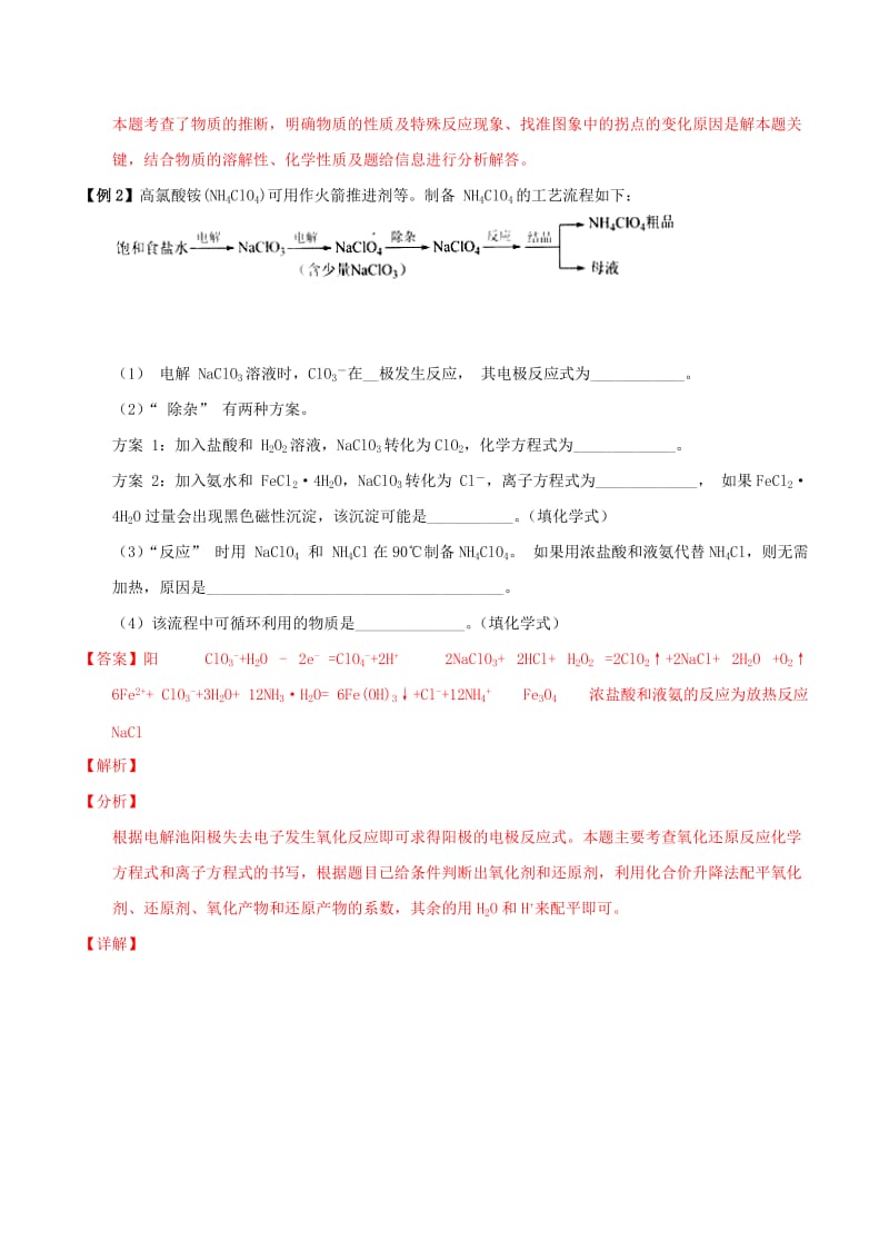 2019高考化学三轮冲刺 专题3.18 以离子性质为基础的无机推断题解题方法和策略.doc_第2页