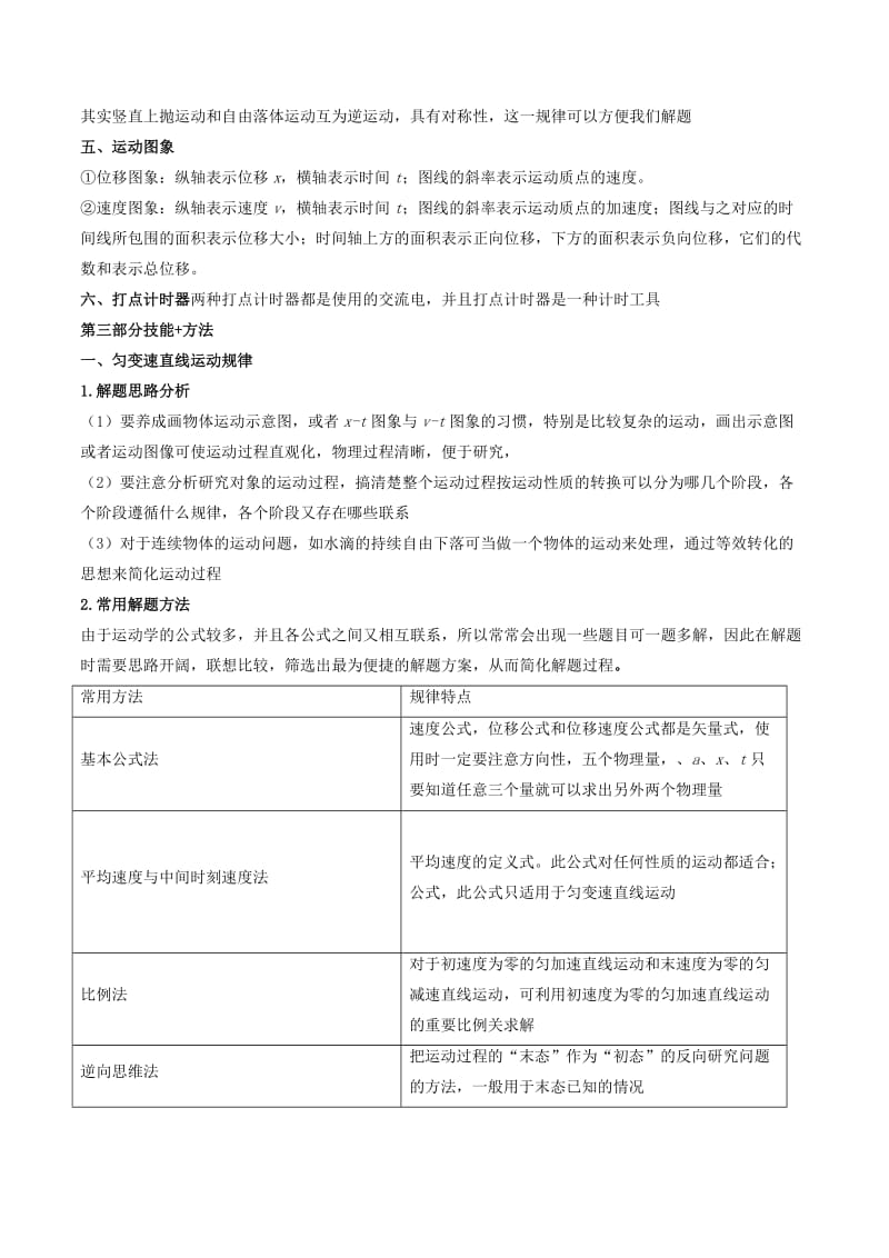 2019年高考物理备考 中等生百日捷进提升系列 专题01 质点的直线运动（含解析）.docx_第2页