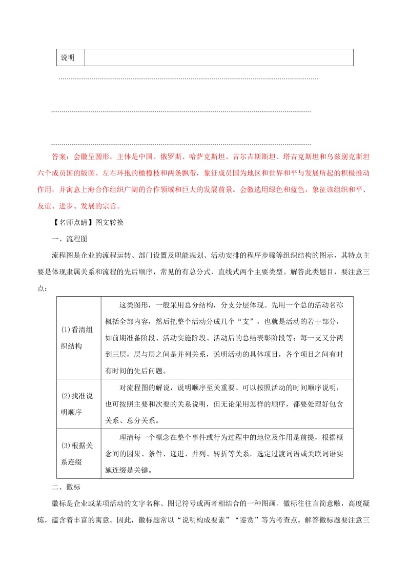 2019年高考语文 黄金押题 专题04 图表与文字转换（含解析）.doc_第3页