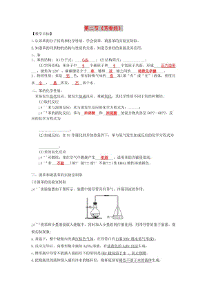 湖南省茶陵縣高中化學 第二章 烴和鹵代烴 2.2 芳香烴導學案 新人教版選修5.doc