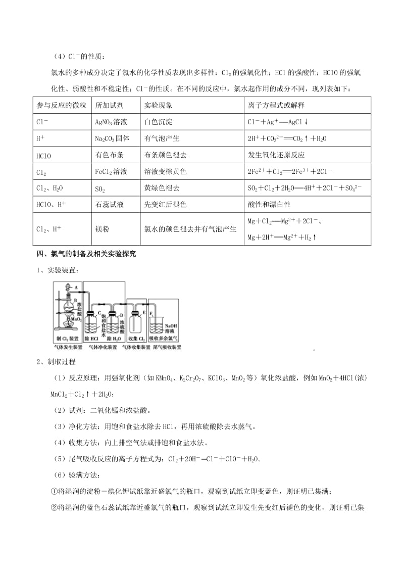 2019年高考化学 中等生百日捷进提升系列 专题2.11 非金属及其化合物基础练测.doc_第2页