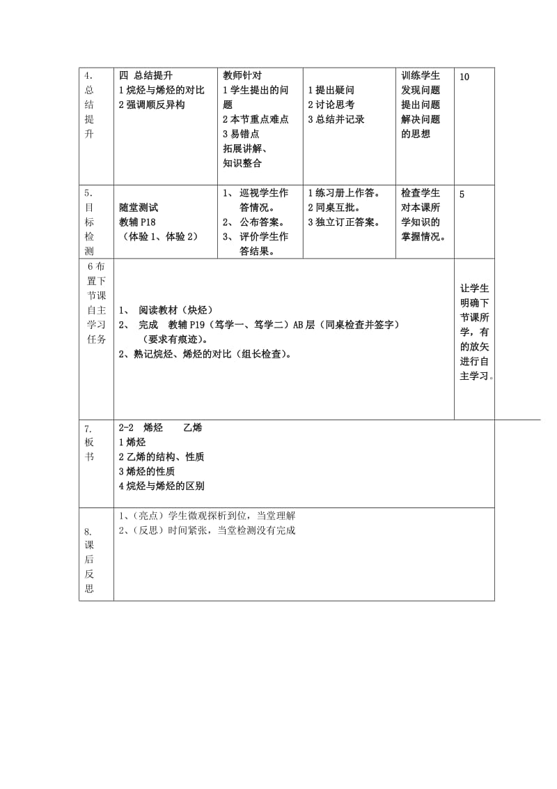 辽宁省大连市高中化学 第二章 烃和卤代烃 2.1 脂肪烃 2.1.2 烯烃 乙烯教案 新人教版选修5.doc_第2页