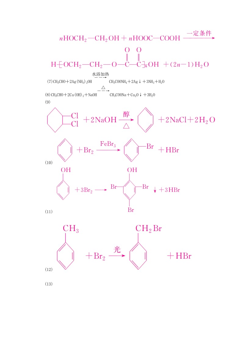 2019高考化学一轮复习 排查落实练12 有机化学基础练习 新人教版.doc_第3页