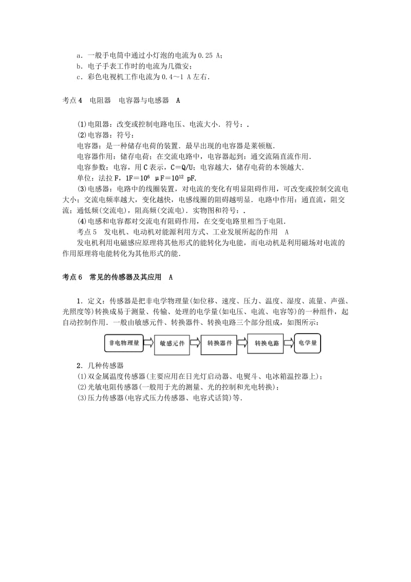 2019高考物理总复习 考查点16 家用电器与日常生活掌中宝素材.doc_第2页