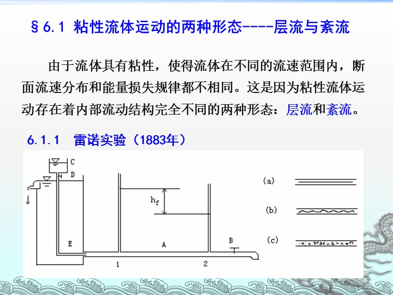 层流紊流及其水头损失ppt课件_第2页