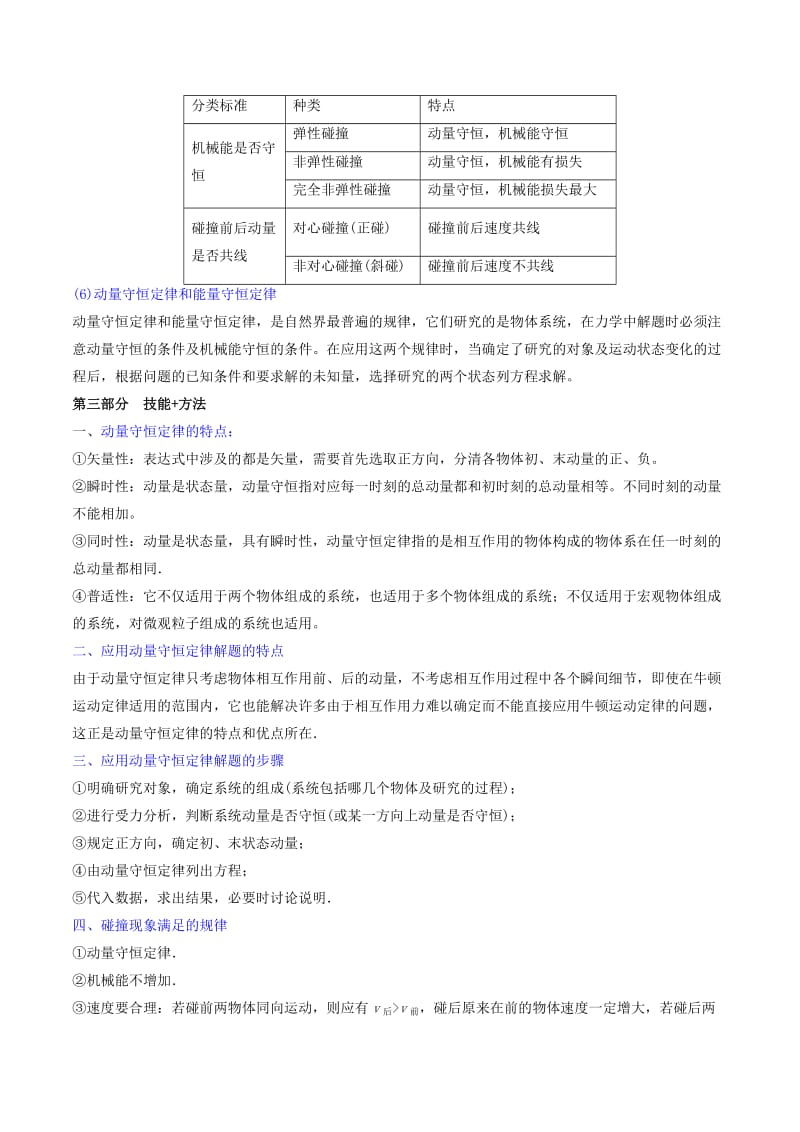 2019年高考物理备考 艺体生百日突围系列 专题07 碰撞与动量守恒（含解析）.docx_第2页