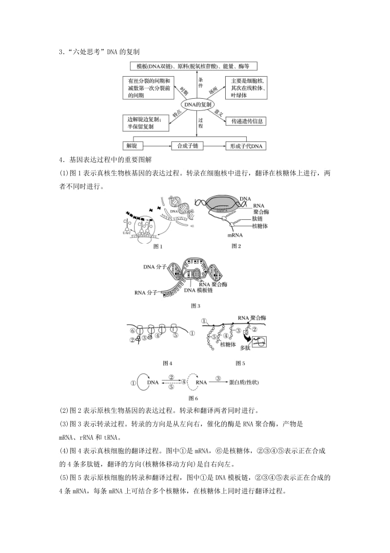 全国通用版2019高考生物二轮复习专题四遗传的分子基础变异与进化考点1遗传的分子基础学案.doc_第2页