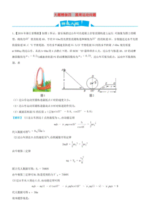 2019高考物理三輪沖刺 大題提分 大題精做4 圓周運動問題.docx