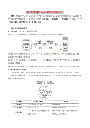 2019高考地理總復(fù)習(xí) 區(qū)域地理 第五章 區(qū)域生態(tài)環(huán)境建設(shè) 第二節(jié) 荒漠化（以我國(guó)西北地區(qū)為例）學(xué)案 新人教版必修3.doc