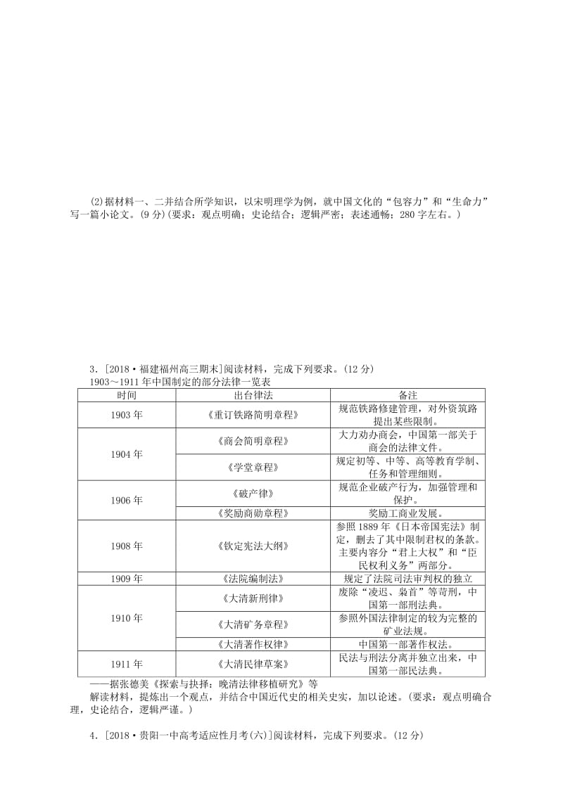 （通史版）2019届高考历史总复习 专题闯关导练 走进大题专练三 观点透析.doc_第2页