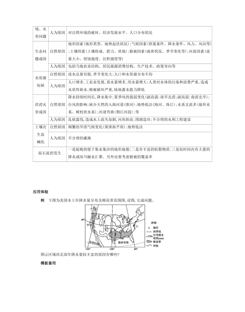 （浙江选考）2020版高考地理一轮复习 第三篇 一、原因类增分练.docx_第2页