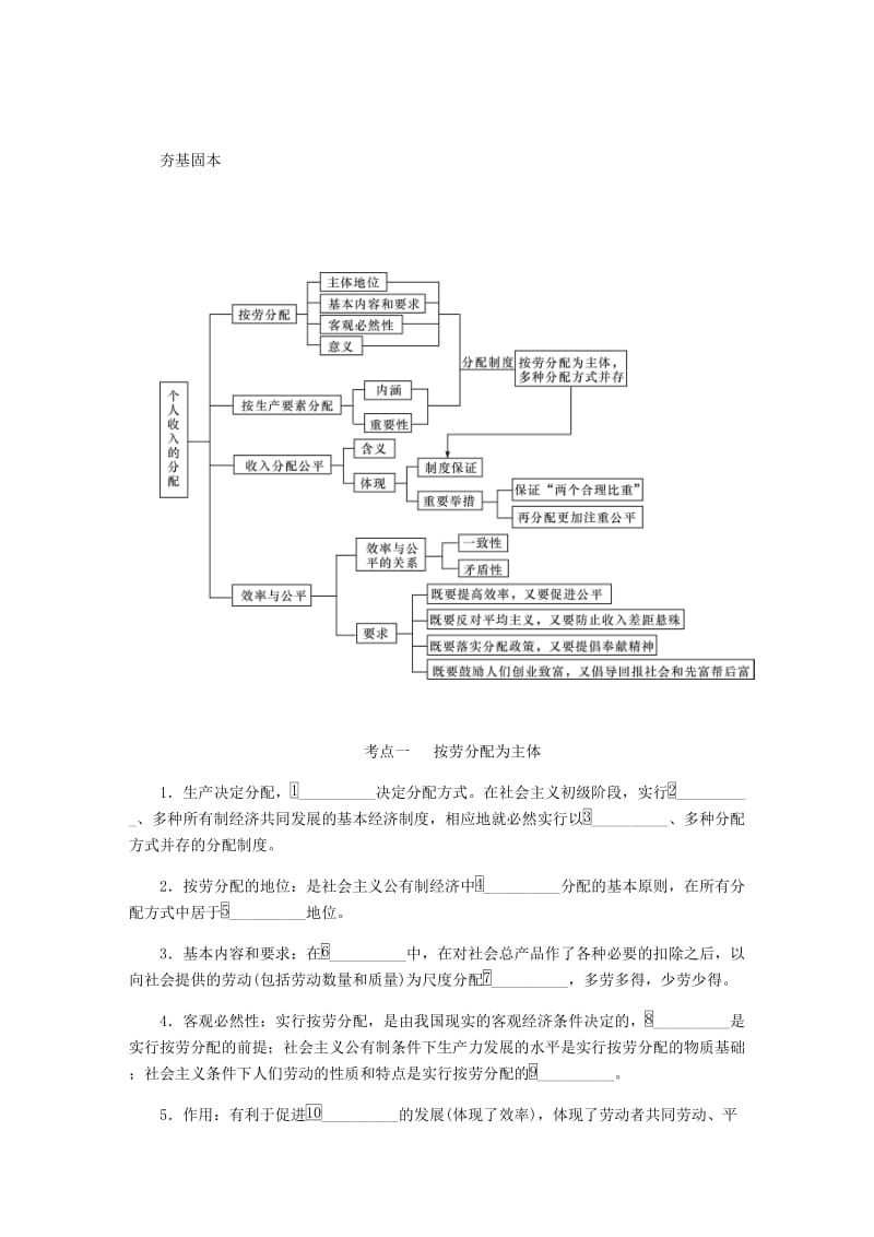 江苏专版2019年高考政治总复习第三单元收入与分配第七课个人收入的分配讲义新人教版必修1 .doc_第2页