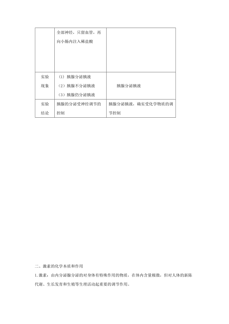 2019高中生物 第2章 动物和人体生命活动的调节 专题2.2.1 通过激素的调节导学案 新人教版必修3.doc_第3页