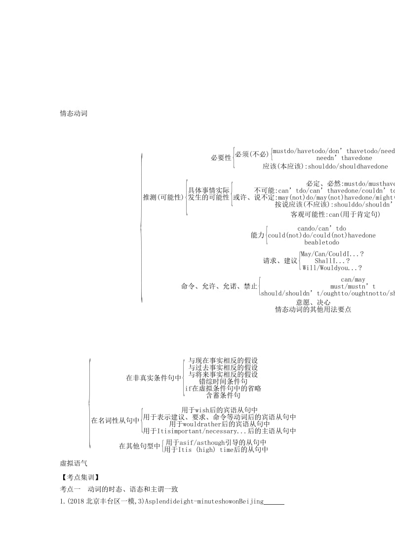 天津市2020年高考英语总复习 专题八 谓语动词学案（含解析）.docx_第3页