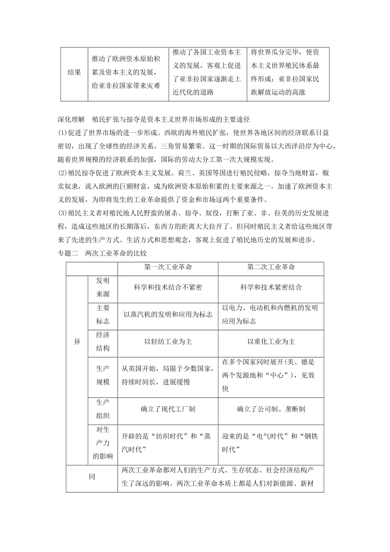 2019版高考历史大一轮复习 第七单元 工业文明的崛起单元综合提升学案 岳麓版必修2.doc_第2页