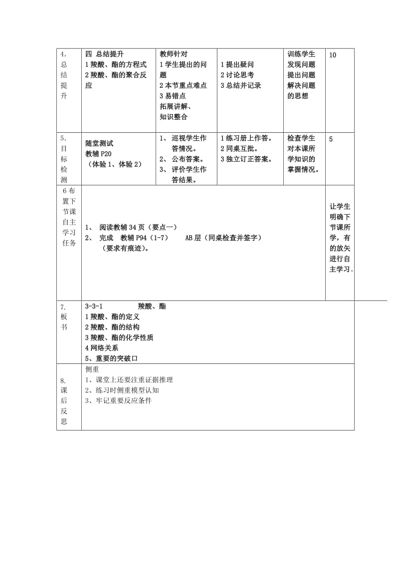 辽宁省大连市高中化学 第三章 烃的含氧衍生物 3.3 羧酸 酯习题课教案 新人教版选修5.doc_第2页