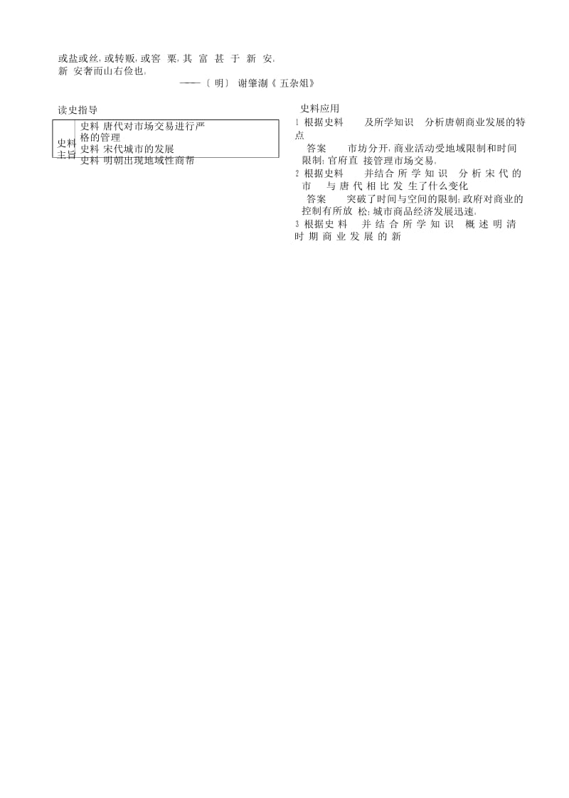 （全国通史版）2019高考历史总复习 专题四 中国古代文明的进一步发展——宋元学案.doc_第3页