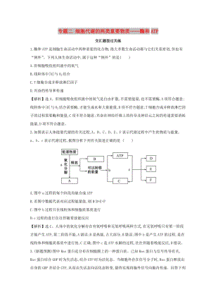 2019版高考生物二輪復(fù)習(xí) 專題二 細(xì)胞代謝的兩類重要物質(zhì)——酶和ATP交匯題型過關(guān)練.doc