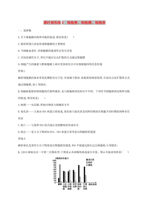 2020版高考生物一輪復(fù)習(xí) 課時規(guī)范練4 細(xì)胞壁、細(xì)胞膜、細(xì)胞核（含解析）蘇教版.doc