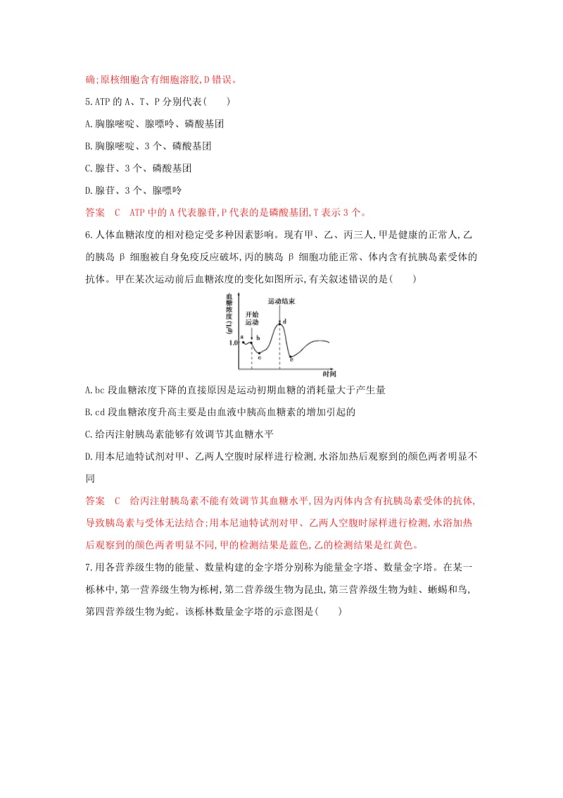 （浙江选考）2020版高考生物一轮复习 综合检测卷（二）（含解析）.docx_第2页