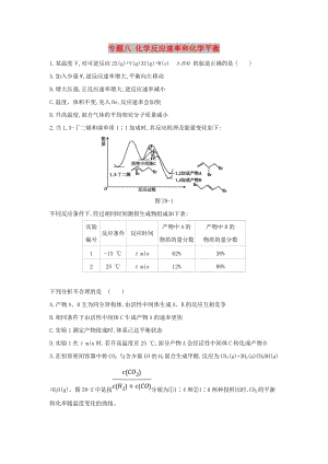 2019年高考化學二輪專題復習 專題八 化學反應(yīng)速率和化學平衡限時集訓.doc