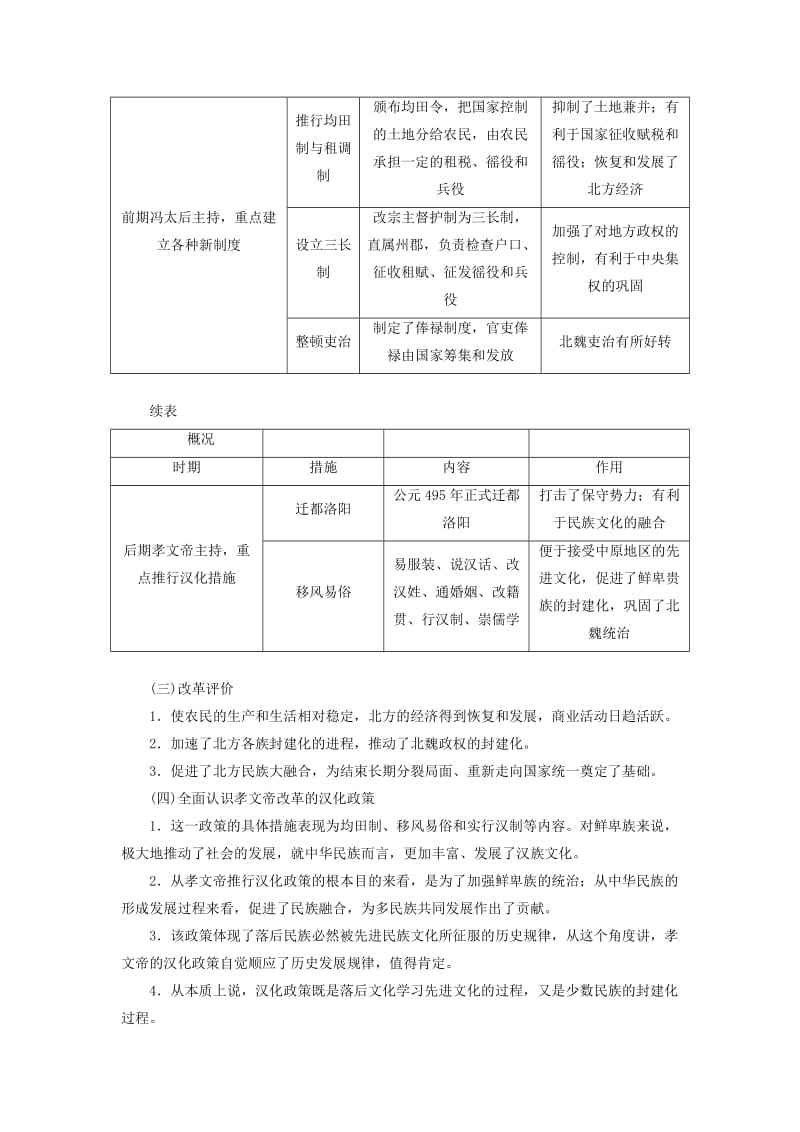 （通史版）2020版高考历史一轮复习 第1讲 古代历史上的重大改革学案（含解析）（选修1 ）.doc_第3页