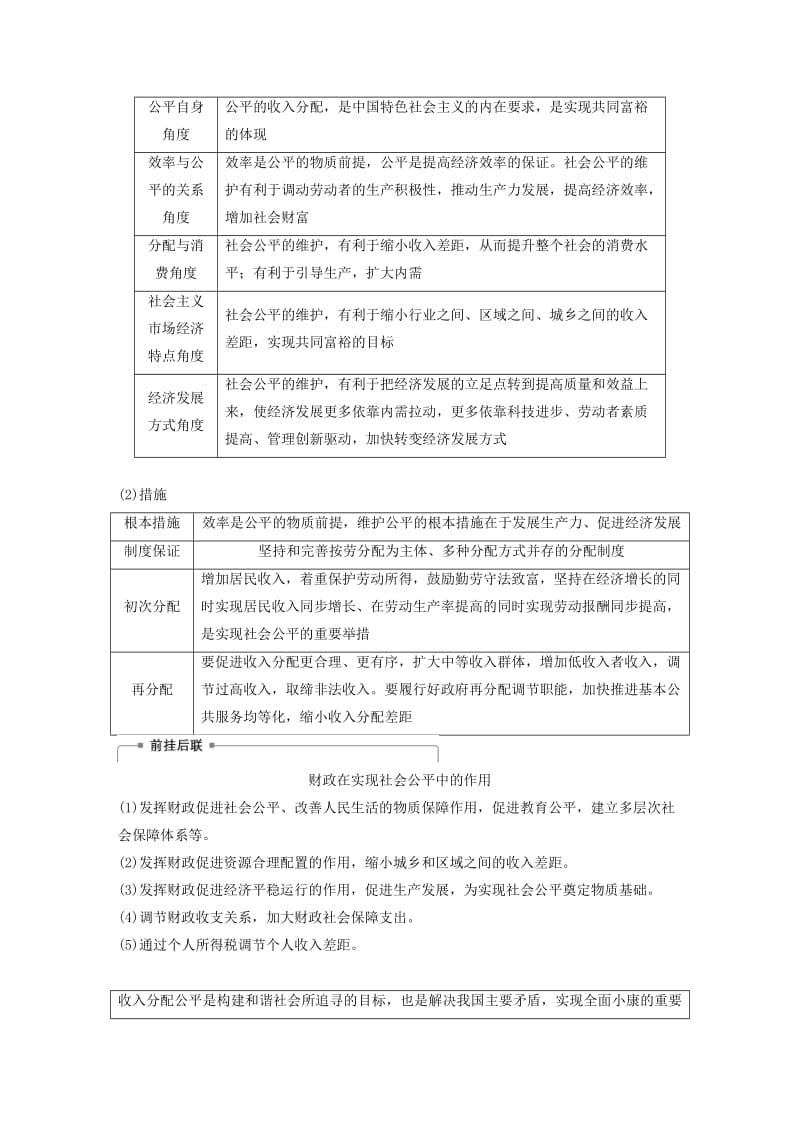 （江苏版）2019高考政治二轮复习 第1部分 专题突破 专题三 收入分配与社会公平（第1课时）核心考点突破讲义.doc_第3页