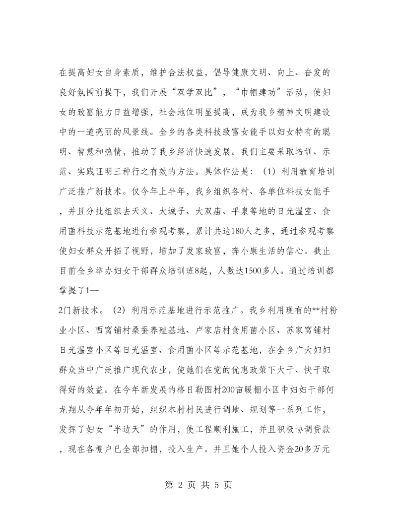 某某乡妇联工作总结.doc_第2页