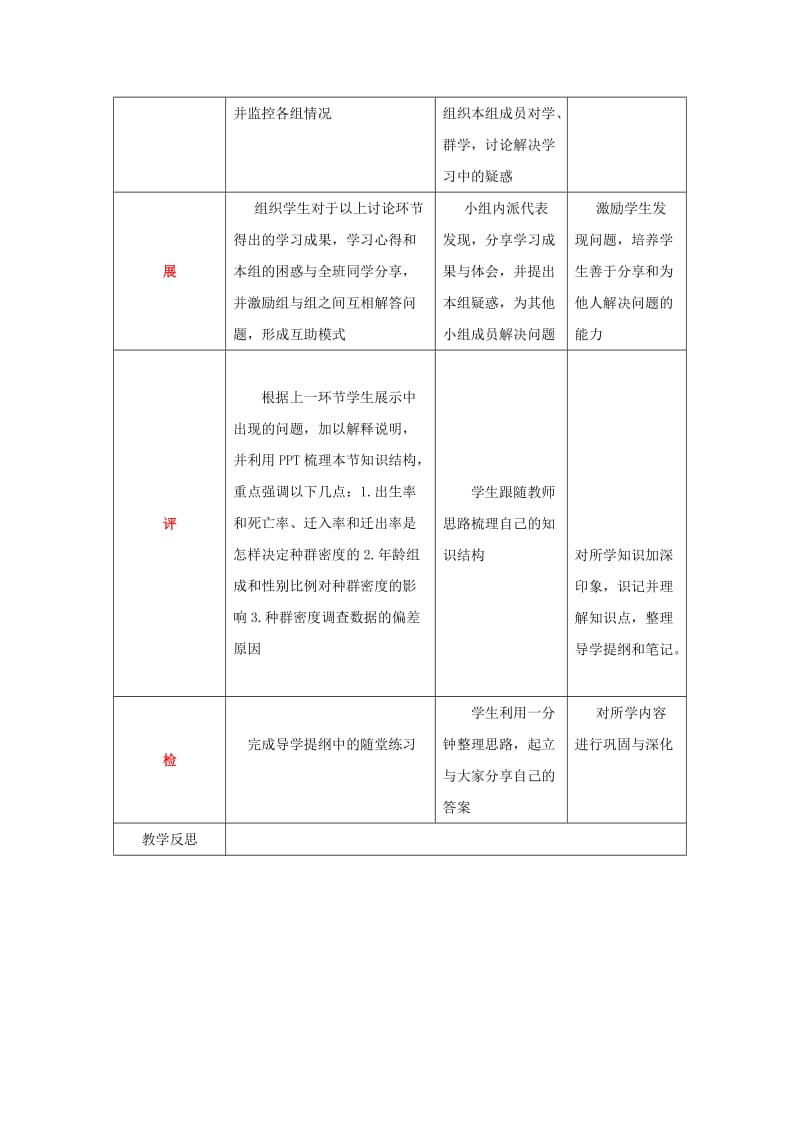 四川省成都市高中生物 第四章 种群和群落 4.1 种群的特征（第二课时）教案 新人教版必修3.doc_第2页