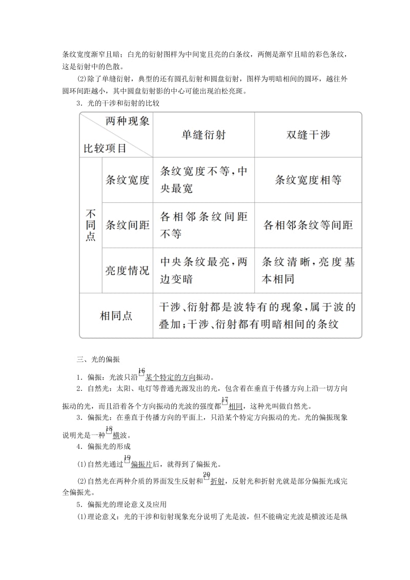 2020年高考物理一轮复习 第15章 第67讲 光的波动性 电磁波 相对论学案（含解析）（选修3-4）.doc_第3页