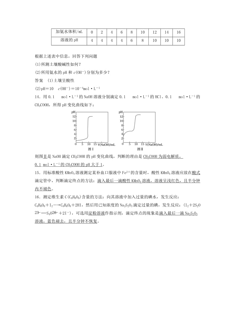 2019版高考化学一轮复习 第八章 水溶液中的离子平衡本章笔答题答题语言再规范学案.doc_第3页